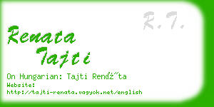 renata tajti business card